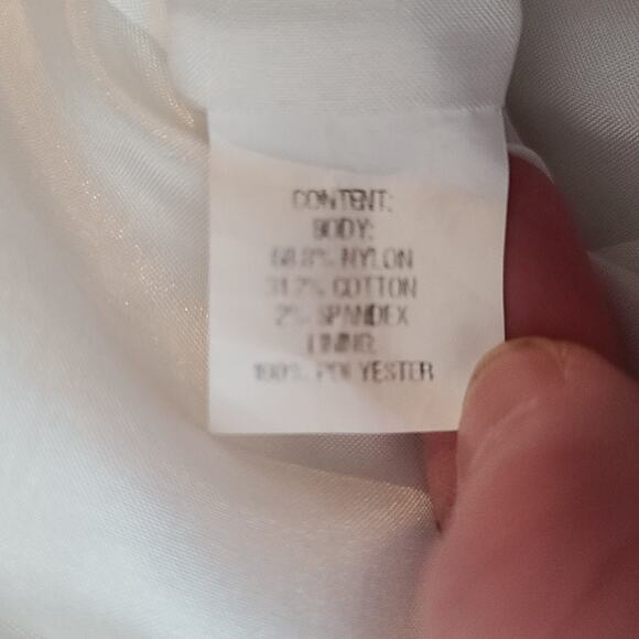 Draper James white lace mini skirt fully lined - 0 - Picture 6 of 6